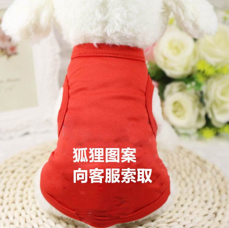 Cute Pet Vest Clothing